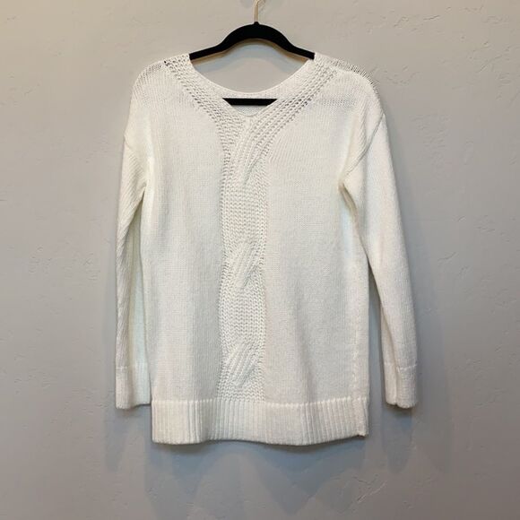 Loft White Cozy Sweater - Picture 6 of 6
